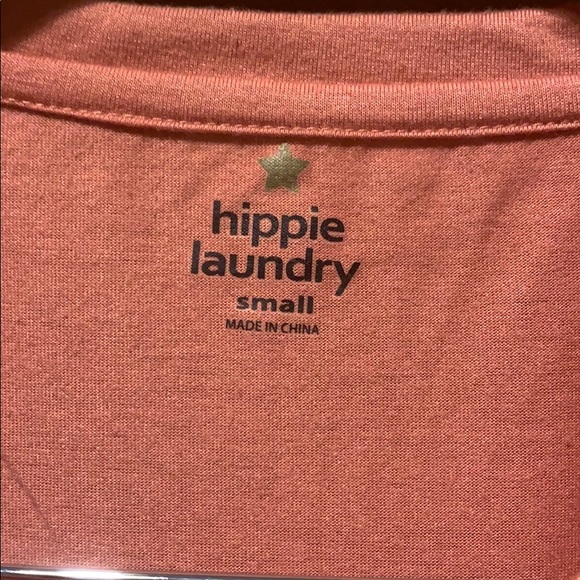 Hippie Laundry knot front tshirt in rose - Picture 2 of 4